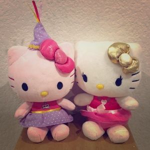 💯RARE HELLO KITTY💯COLLECTION BY SANRIO PLUSH LOT